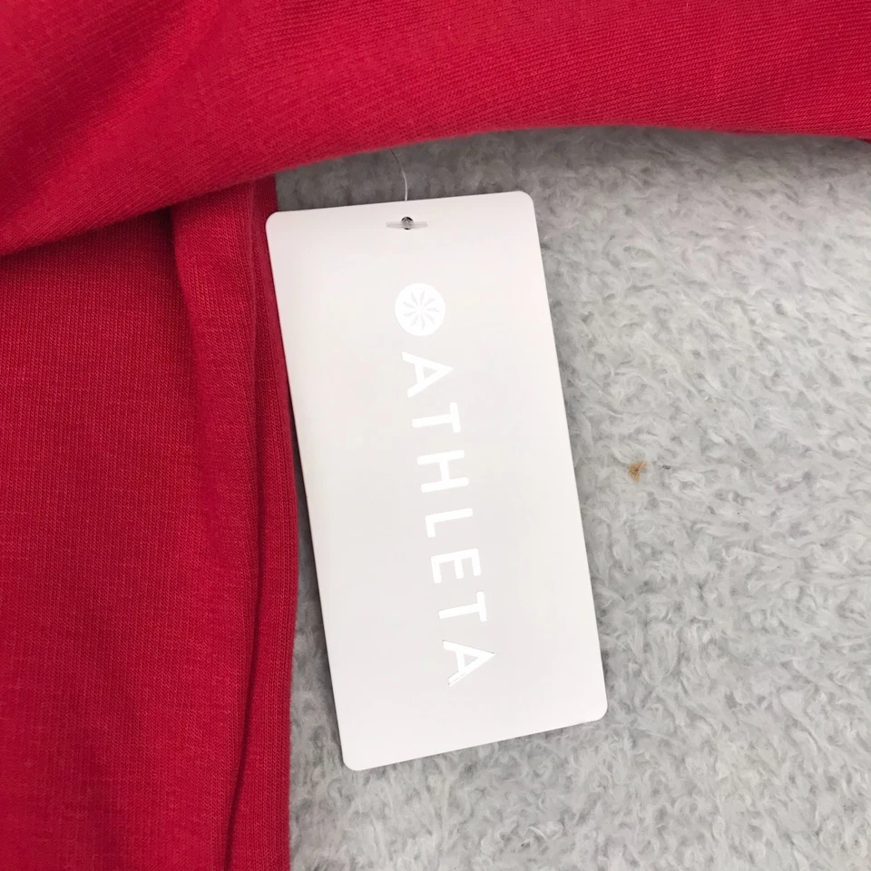 Athleta уютный карма платье женщин XL красный 1/2 молнии производительности гостиной толстовка новый - Изображение 4 из 4