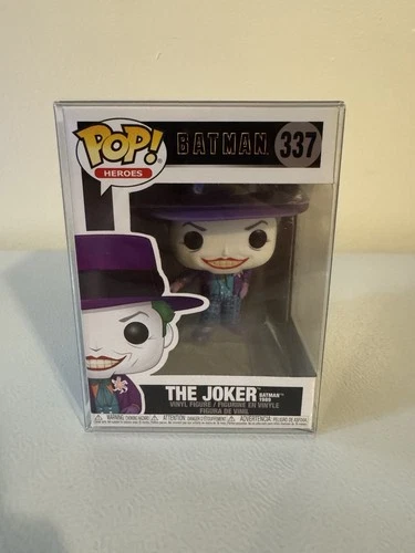 Funko Pop! Vinyl: DC Universe the Joker Batman 1989 Figure #337 with Protector