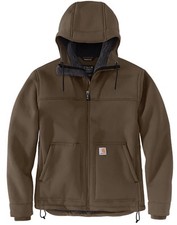 Men's XL Carhartt Super Dux™ Sherpa-Lined Active Jacket Brown - Relaxed Fit