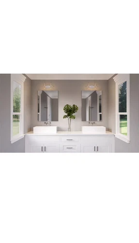 Quoizel DNY8602 Nickel Danbury 2-Light 16"W Bathroom Vanity Light - Picture 3 of 8