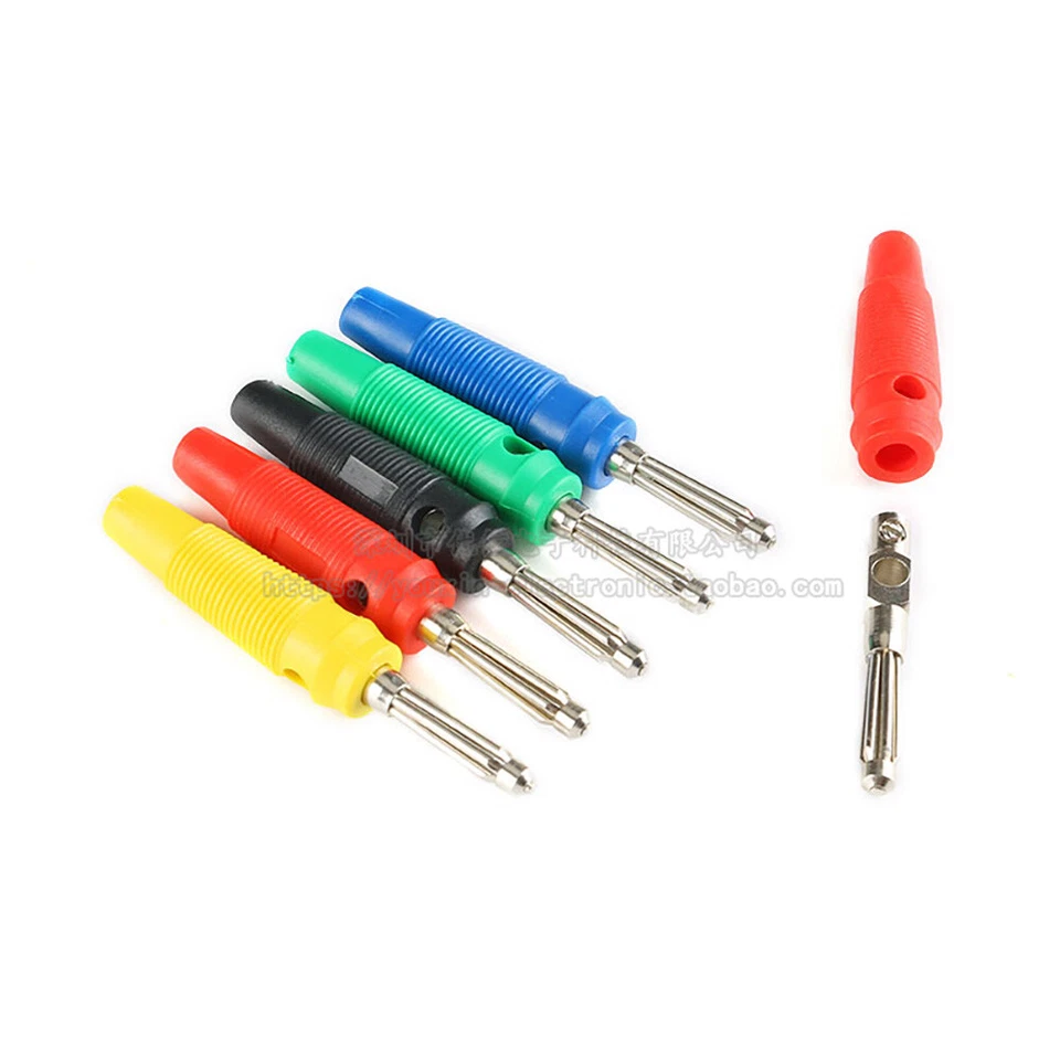 4mm Bananenstecker Buchsenstecker Lautsprecherkabel Stecker und Buchsen - Image 4 of 4