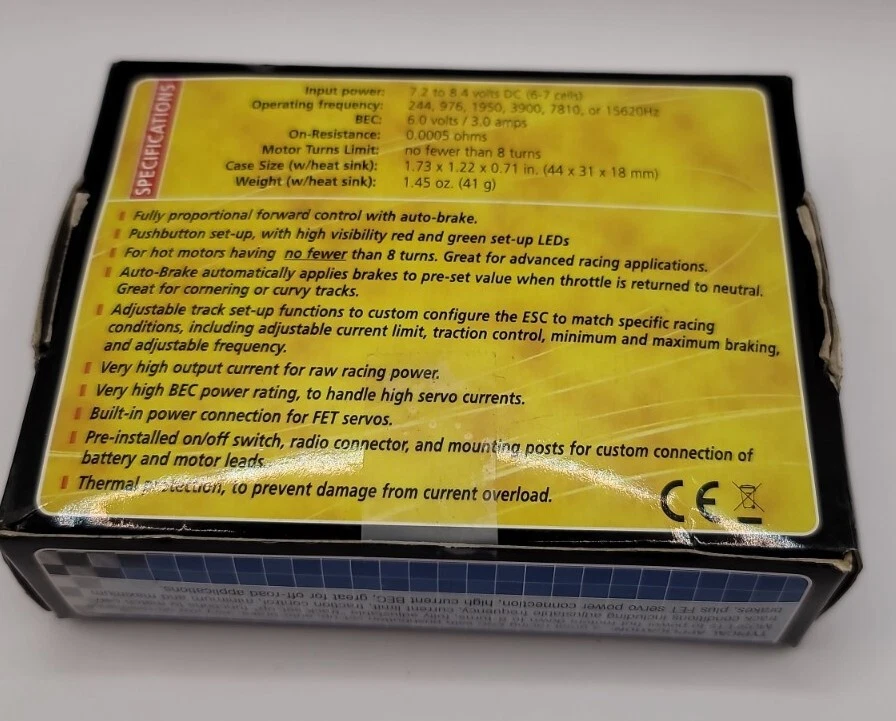 Duratrax Intellispeed ESC Speed Controller Brushed Motor Vintage Rc 8t  DTXM1080 - Image 2 of 3