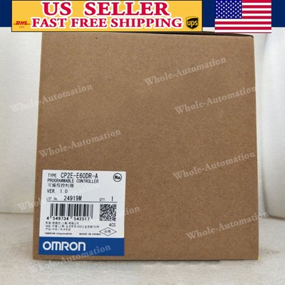 One Omron CP2E-E60DR-A Programmable Controller New CP2EE60DRA Expedited Shipping