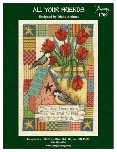 All Your Friends Counted Cross Stitch Pattern By Diane Arthurs - Picture 2 of 2