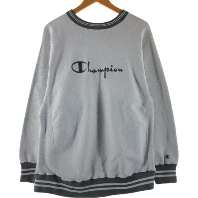 トップス 90s Champion Reverse Weave sweatshirt 90'S Champion Reverse Weave Embroidered Tag Logo Sweatshirt