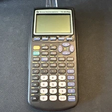Texas Instruments TI-83 Handheld Graphing Calculator Clean Parts Only Read Descr