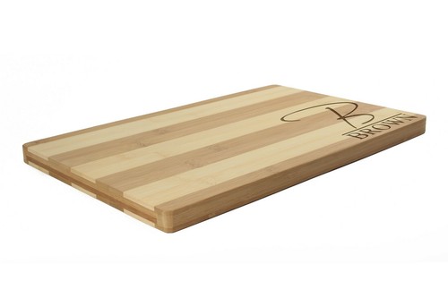Tabla de cortar de madera de bambú personalizada con nombre grabado con láser regalo - Imagen 13 de 22