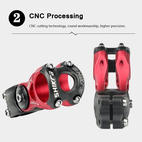 MTB Bicycle Handlebar Stem Road Mountain Bike 90/110/145mm Rod Adjustable Stems - Picture 18 of 35