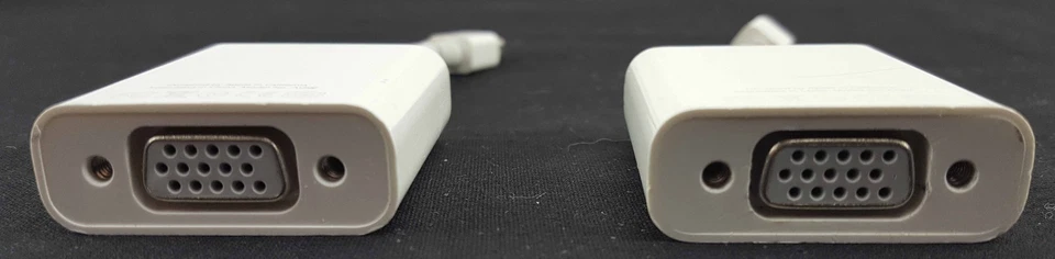 Par de adaptadores Apple Thunderbolt/porta de exibição para VGA modelo A1307 (lote de 2) - Imagem 3 de 4
