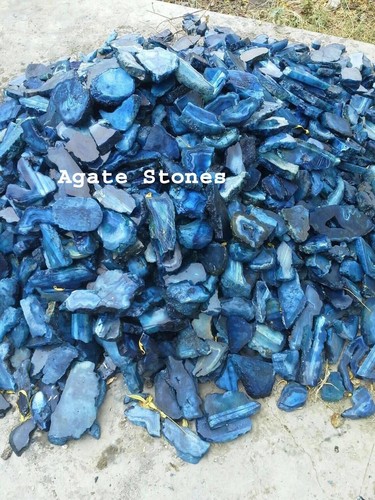 Blue Agate Dining Counter Top, Agate Stone Handmade Kitchen Table Home Decor - Picture 8 of 8