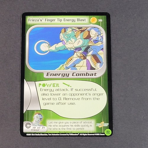 DBZ - 1x Freezer's Finger Tip Energy Blast #36 - LP/NM - Limited - Trunks Saga - Imagen 2 de 7