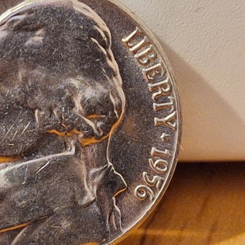 1956 D Jefferson Nickel Gem Bu Uncirculated Nice Color - Picture 2 of 8