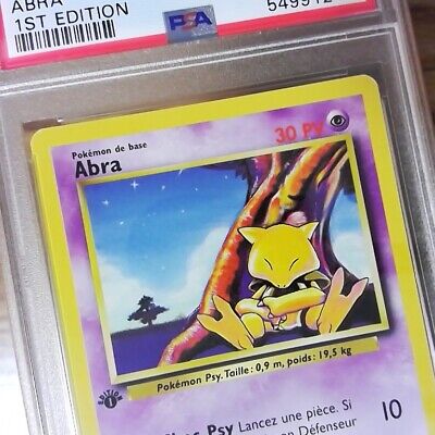 Abra 43/102 Base Set 1st Edition Portuguese Pokemon Card (Portugal)