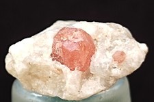 Natural Spessartine Garnet Crystals on Feldspar (CG 693) Daylight Photos