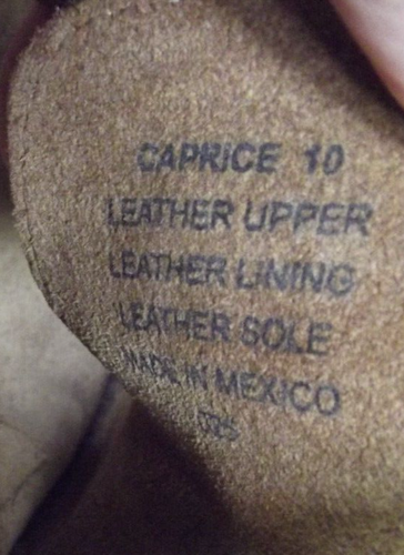 FREEBIRD STEVEN Caprice donna 10 sandali talpa effetto invecchiato in pelle scarpe slide - Foto 6 di 7