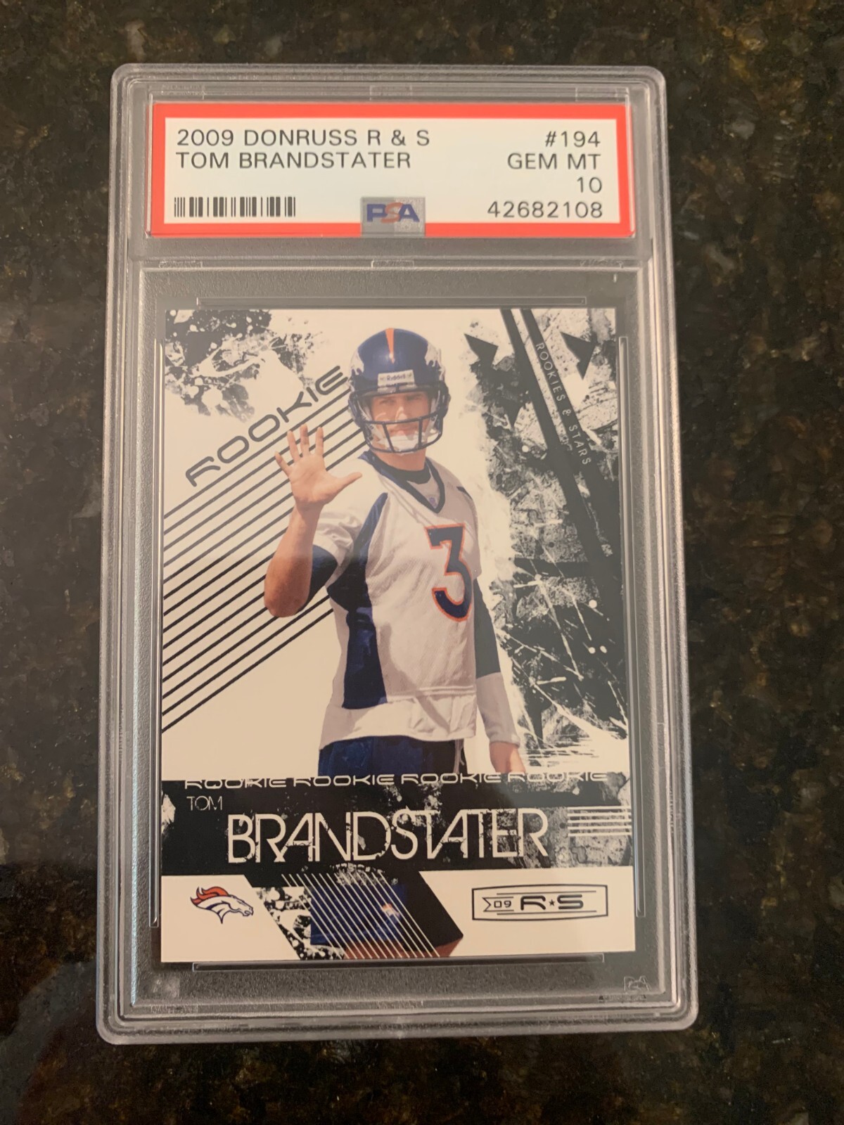 Tom Brandstater Donruss Rookies & Stars #194 Base