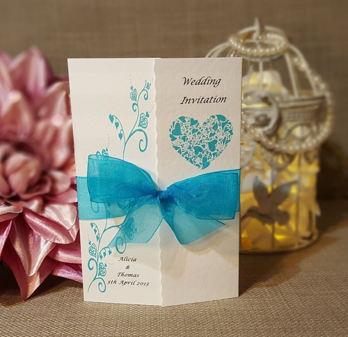 Wedding Invitations - Day Or Evening - Personalised Gatefold -with Envelopes - Picture 9 of 30