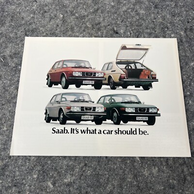 Vintage Original Saab 99 Wagonback 99 EMS 99LE Sales Brochure Catalog