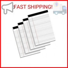 5" x 8" Note Pads 4 Pack of Legal Pads 21lb Notepad College Ruled Legal Pad 30 S