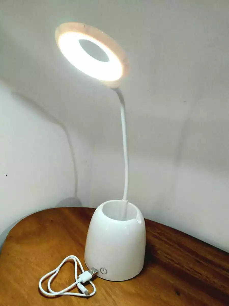 Rechargeable LED Desk Lamp 3 Steps Touch switch Soft Light with