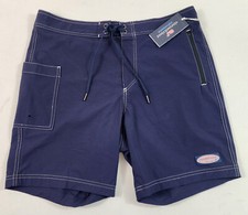 Vineyard Vines Performance swim trunks shorts W 32 7" navy pockets 98 mens