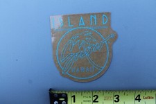 Island Snow Hawaii Clear Turquoise Blue Aloha OG V64B Vintage Surfing STICKER