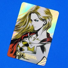 Supergirl Rainbow Foil Holographic Character Art Trading Card C Superman