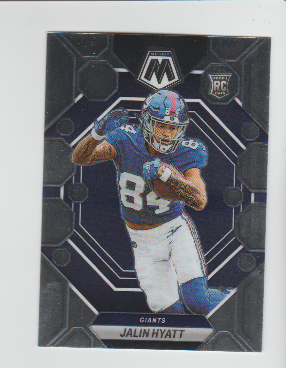 2023 Panini Mosaic #329 Jalin Hyatt RC, Tennessee Volunteers / New York Giants