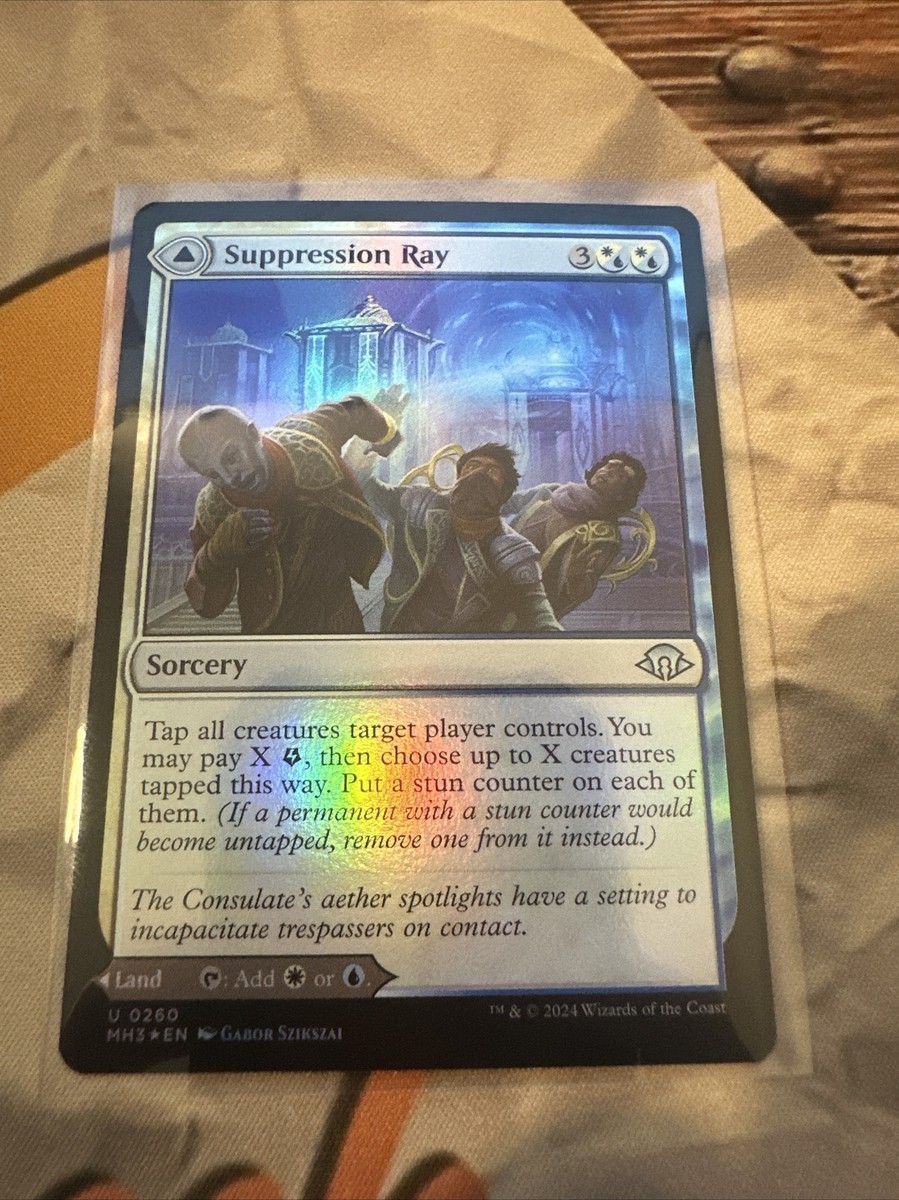 Magic the Gathering MTG MH3 Suppression Ray // Orderly Plaza 260
