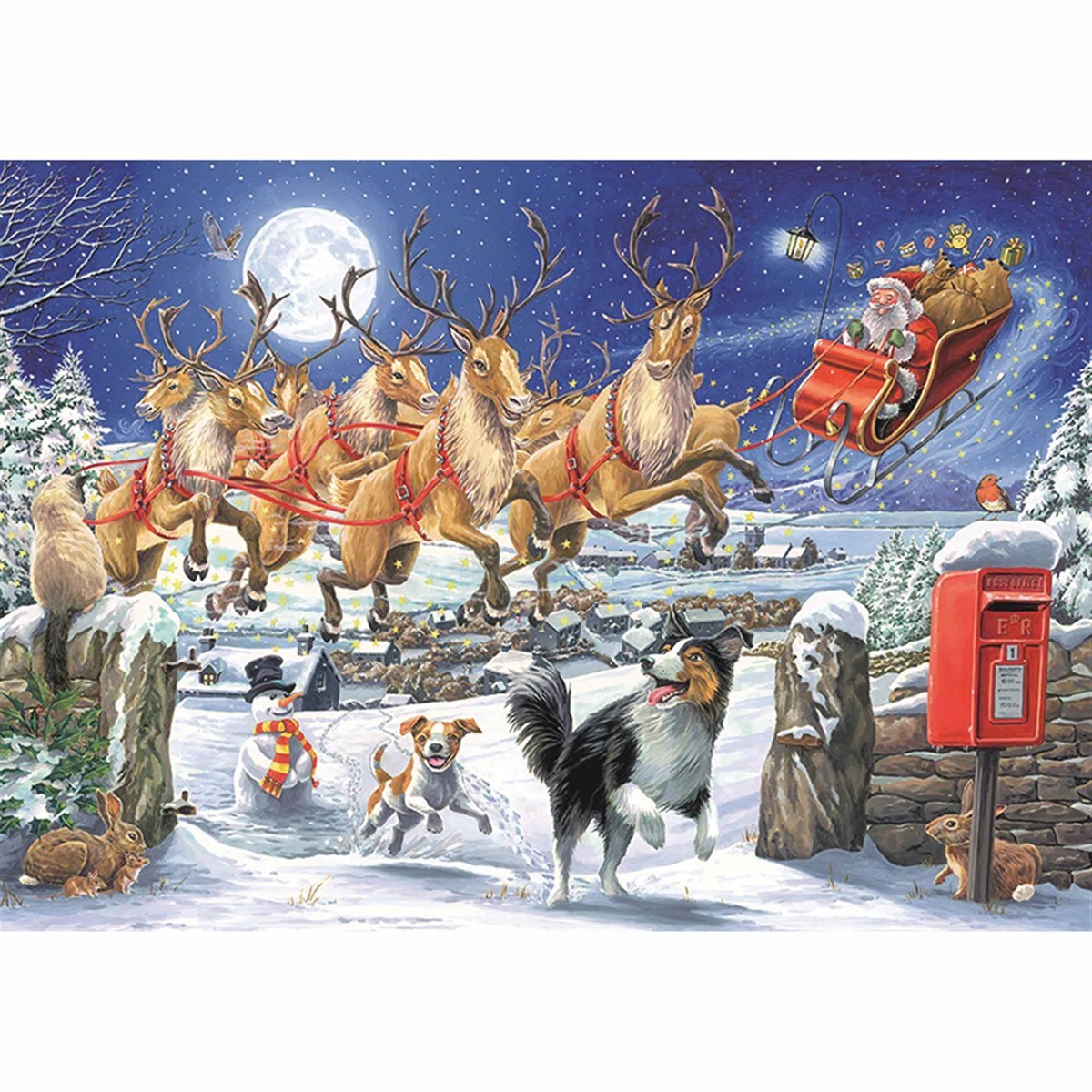 Chasing Santa Jigsaw - Jigsaws & Puzzles