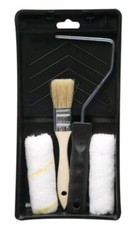 Mini Paint Brush Kit 5 Piece 4" Roller Length Polyester