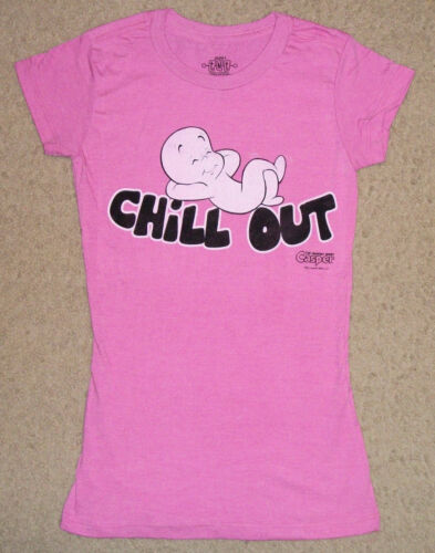 Casper The Friendly Ghost Chill Out Juniors Shirt Official Licensed - 第 1/2 張圖片