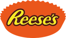 Reeses cup sticker logo weatherproof  bumper vinyl decal