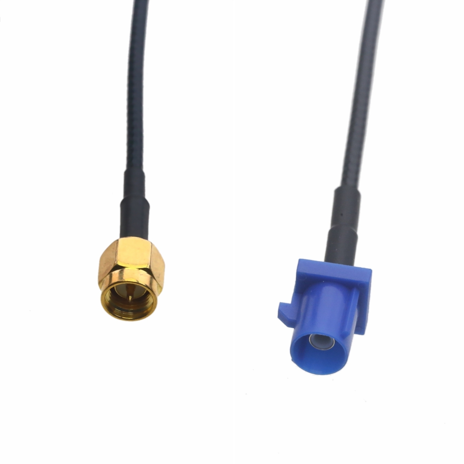 RF coaxial Car Cable SMB Fakra C blue male to SMA male RG316 6