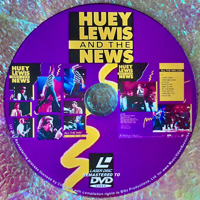 Huey Lewis And The News All The Way Live (1987) Remastered from LaserDisc to DVD