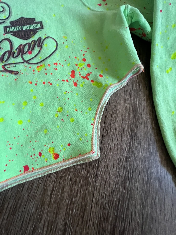 Hecho a medida. Woodstock. IL. Suéter corto Harley Davidson. Talla M. Foto 3 de 4