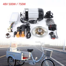 48V 750W Electric Three-wheel Bike Brushless Motor Kit For Adults Tricycle Trike