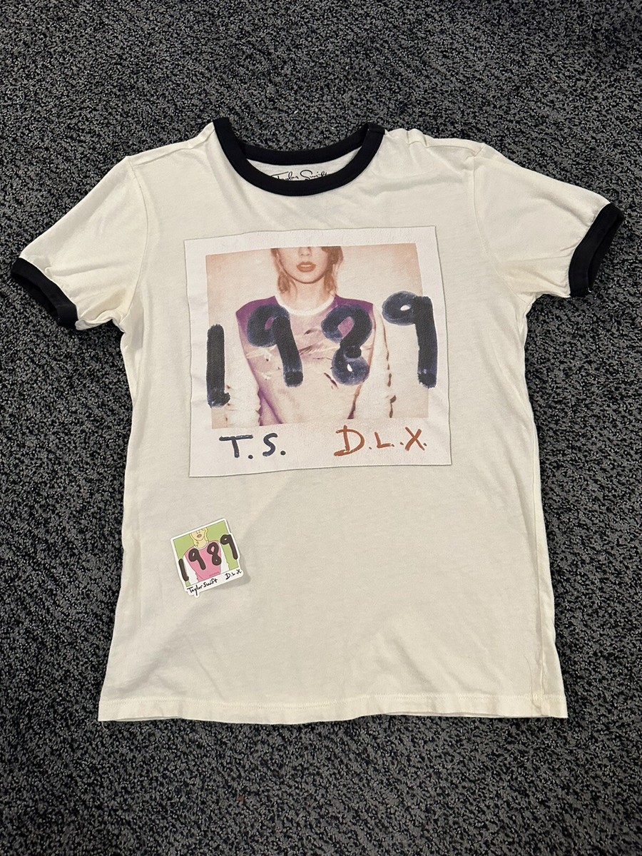 Official Taylor Swift 1989 Deluxe Polaroid Ringer T Shirt XS