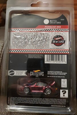 2023 Hot Wheels Collectors RLC Exclusive 1986 Porsche 959 In 2023 Hot Wheels Collectors RLC Exclusive 1986 Porsche 959 In