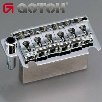 NEW Gotoh 510TS-BS1 Non-locking 2 Point Tremolo Bridge 37mm STEEL Block - CHROME