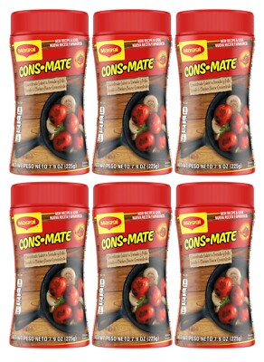 6 Pack Consomate Granulated Tomato and Chicken Flavor Concentrate Size 7.9 oz