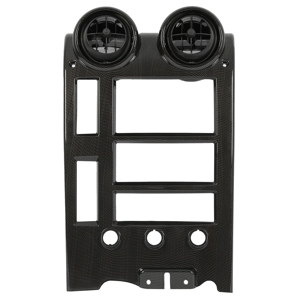 Center Dash Radio Surround Trim Bezel Carbon Fiber Printing For Hummer H2 03-04 - Image 2 of 4