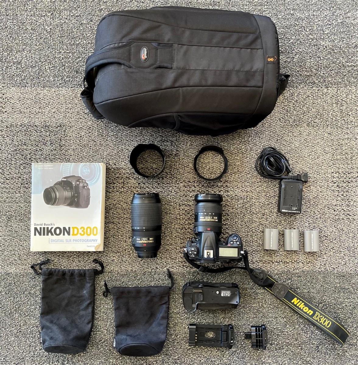 Nikon D300 DSLR Camera with 18-200 & 70-300mm Lenses Nikon D300 DSLR Camera with 18-200 & 70-300mm Lenses