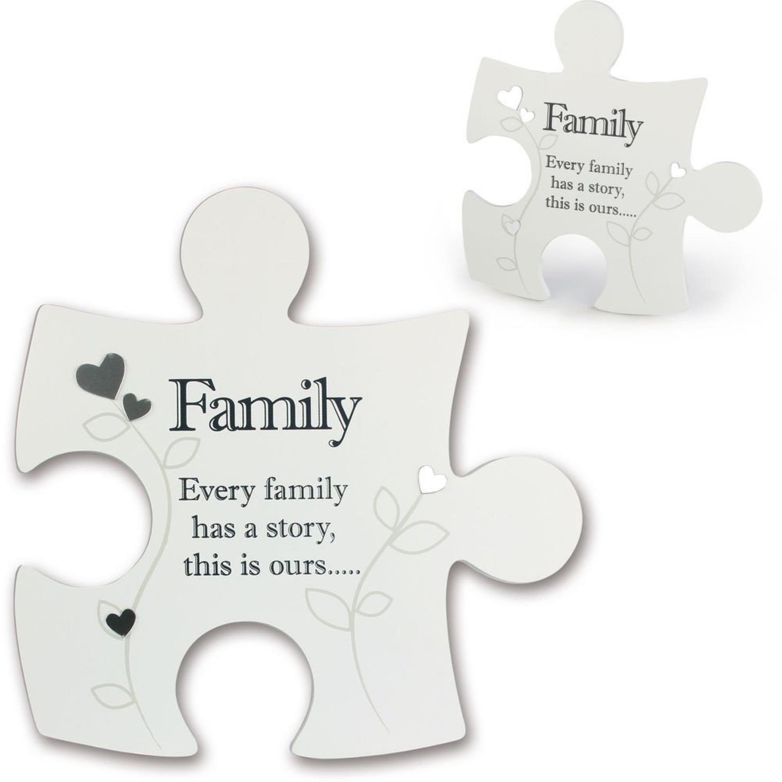 Said With Sentiment Family Story Jigsaw Photo Frame Wall Art Sign Plaque Gift
