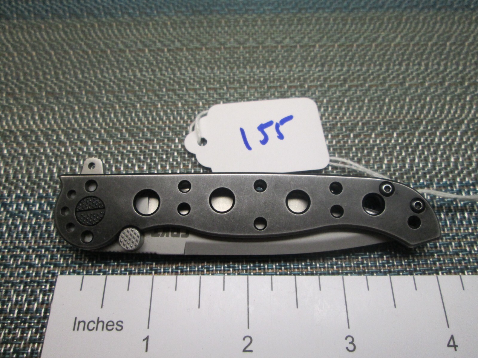 155 Black Stainless CRKT M 1601S Spearpoint Frame Lock Knife eBay