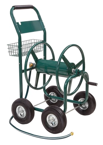 Liberty Garden Products 4 Wheel Hose Reel Cart, Holds up to 350 Feet of 5 to ...