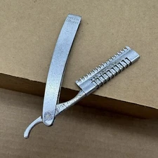 VINTAGE E. WECK HAIR SHAPER STRAIGHT RAZOR E. WECK & Co. NY Made In USA