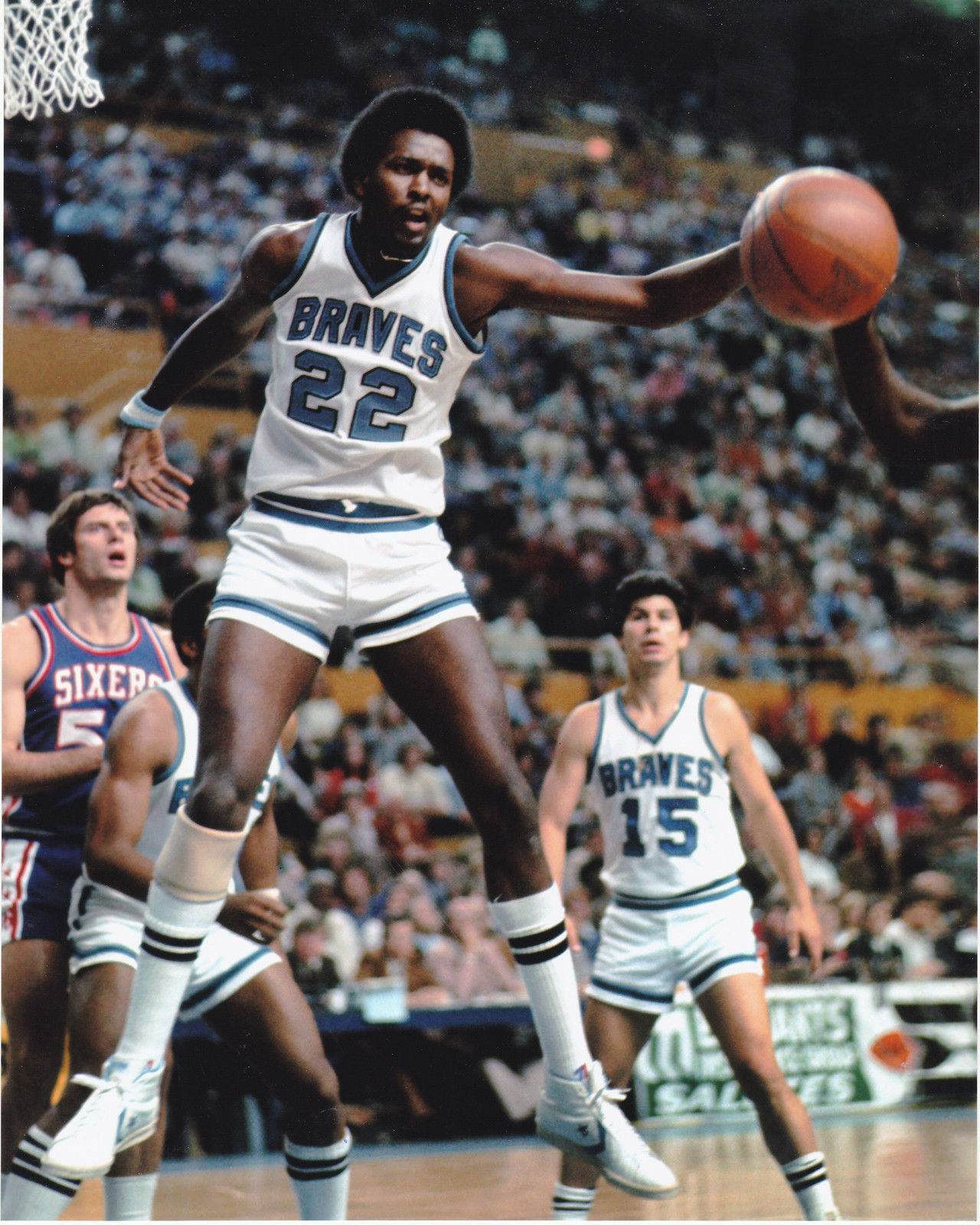 Moses Malone Buffalo Braves 8x10 Picture Celebrity Print
