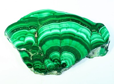 354 CT NATURAL FLOWER PLUME MALACHITE POLISH SLAB TILE UNTREATED GEMSTONE MJ-517