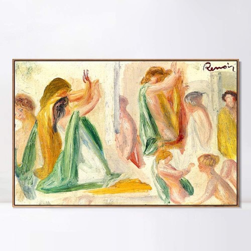 Arte para impresión en lienzo enmarcado ESQUISSE POUR OEDIPE por Pierre Auguste Renoir arte de pared - Imagen 27 de 40
